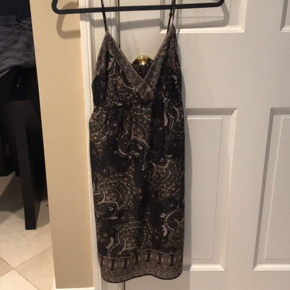 Patterned Silk Dress